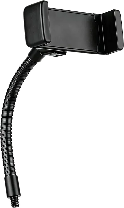 Andoer Vikbar telefonklämhållare med 1, 4 skruvfäste för LED-ringljus, smartphone-montering, kompatibel med smartphones — Mobil och surfplatta