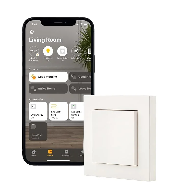 Eve 20EBW1701 Smart Ljusbrytare, Vit — Smarta hem
