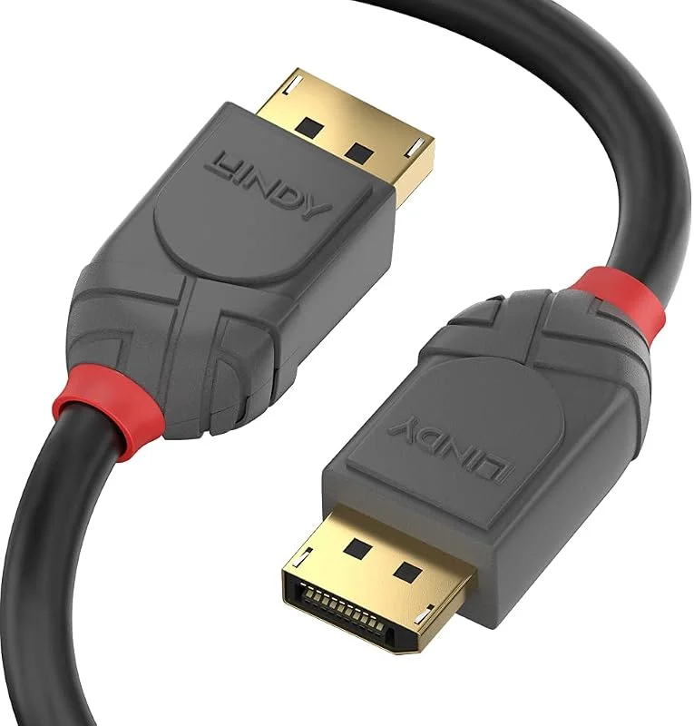LINDY 36483 3 m DisplayPort 1, 2 kabel, antennlinje — Datortillbehör