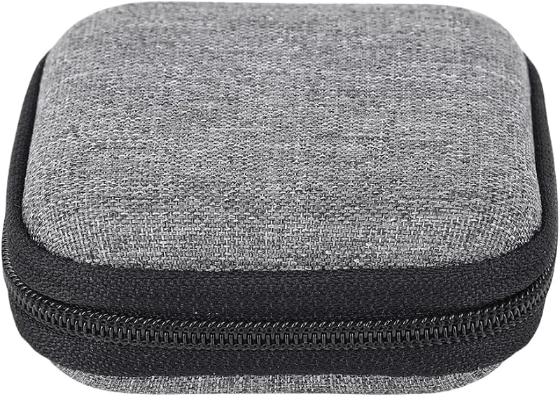 små hörlurar förvaringspåsar stötsäkra hårda skal datakabel arrangör väska med mesh pocket charger u disk blixtlås påse anti-skrapa hörlurar med fodral för airpod hörlurar, charg (fy — Mobil och surfplatta