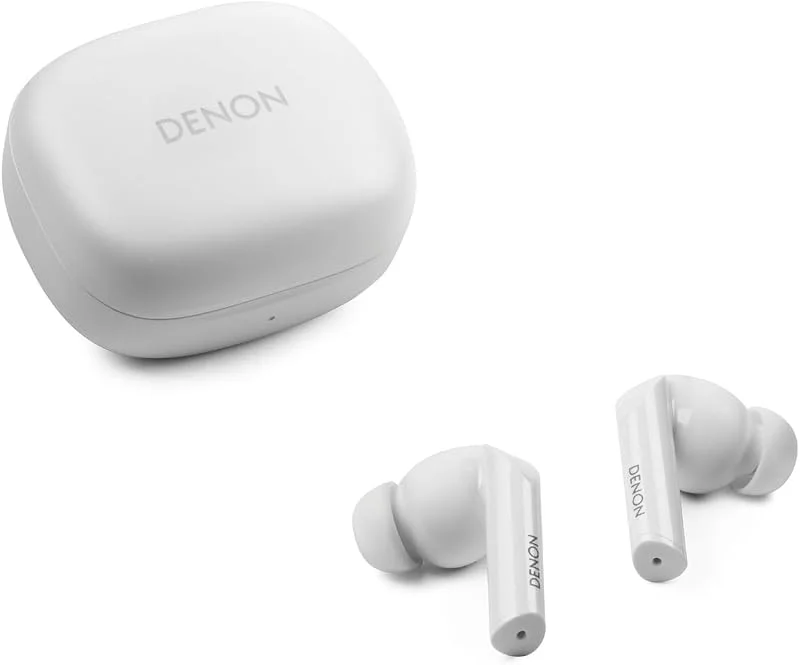 Denon AH-C840NCW True Wireless Bluetooth In-Ear Hörlurar - Vit — Hörlurar och ljud