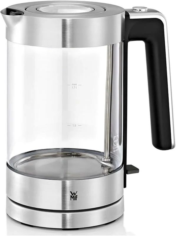 WMF 0413150011 Lono Vattenkokare 1, 7l Glas Torrkörnings Och Överhettningsskydd Automatiskt Kokstopp Och Låsbart Lock 3000 W — Kök & Hushåll