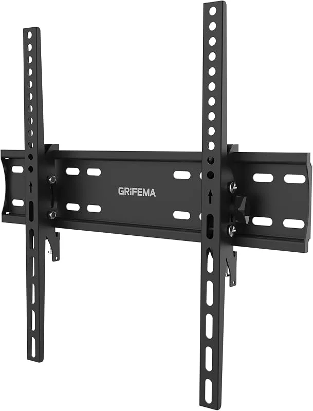 GRIFEMA TV-väggfäste 26-55 Tum - Rymmer Upp Till 50 kg, Kan Lutas (± 15°) Och Utökas, Universal 400x400mm VESA-fäste För Platt, Böjd TV — TV och streaming
