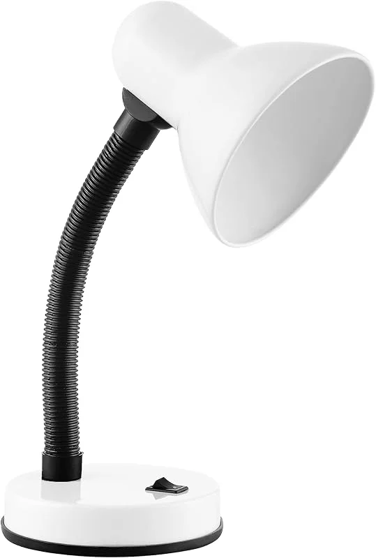 Virone Fupi Bordslampa E27 Stål + Plast (ingen glödlampa) Kabellängd: ~1m (Vit) — Hushållselektronik