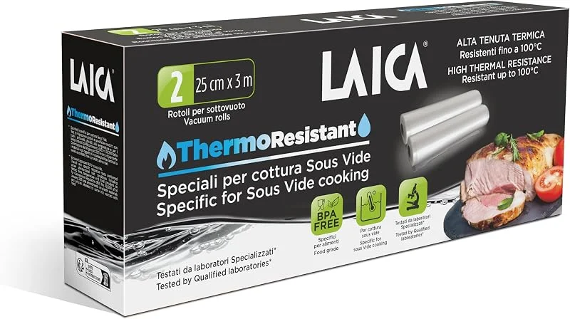 Laica TR2000 folierullar för sous vide Garen, genomskinlig — Kök & Hushåll
