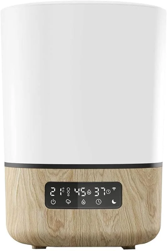 Maxi-Cosi Breathe Luftfuktare, smart babyluftfuktare, dimma luftfuktare baby, baby luftfuktare olja, en del av Maxi-Cosi Connected Home. — Hushållselektronik