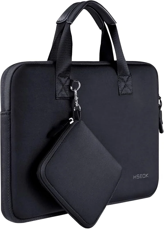 HSEOK 13-13, 5 tum Laptop fodral 360 skyddande väska kompatibel för MacBook Air Pro 13-13, 3 tum, Surface Laptop 13, 5 tum, vattenavvisande bärbar datorfodral med litet fodral, B02K01 — Datortillbehör
