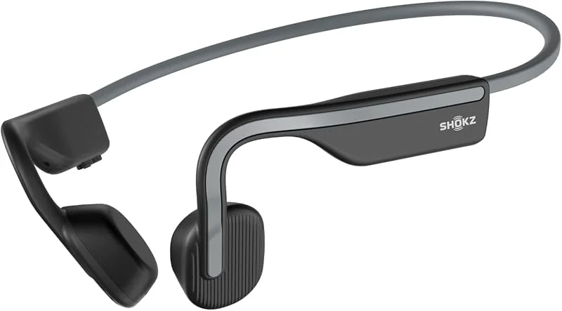 Shokz OpenMove benledningshörlurar open-ear, lätta 29g, Grå — Hörlurar och ljud