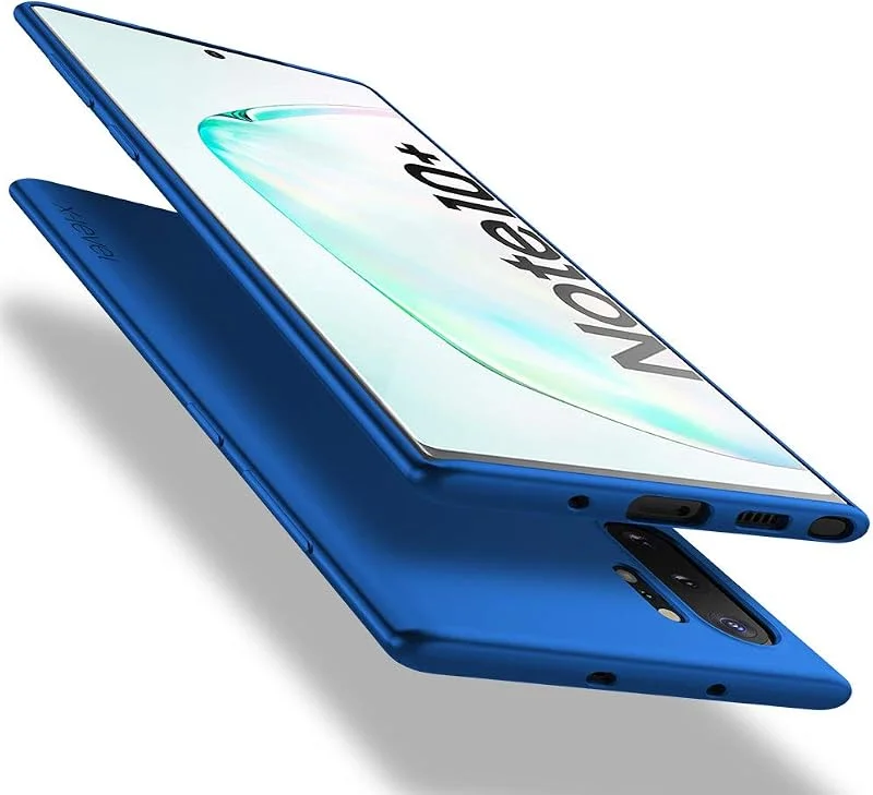 X-level Skal Kompatibelt med Samsung Galaxy Note 10 Plus Fodral, Tunn Telefonskal Silkeslen Mjuk Smal Skydd för Samsung Note 10 Plus - Blå — Mobil och surfplatta