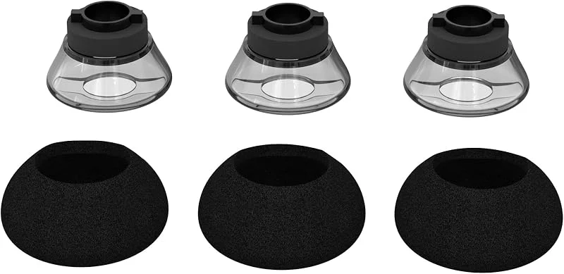 voyag 5200 Eartips ersättning, Voyager Legend 30, 50 öronspetsar, 3-pack Eargel-kit skum kuddfodral för Plantronics, Poly hörlurar – Small — Hörlurar och ljud
