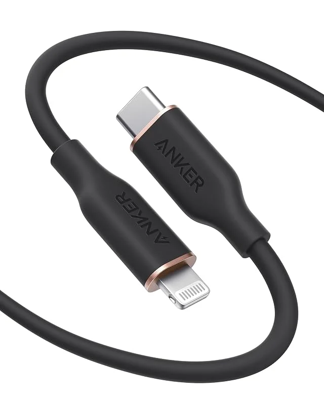 Anker PowerLine III Flow Kabel, USB-C till Lightning, MFi, 180cm — Mobil och surfplatta