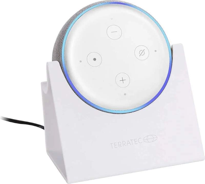 TERRATEC Stand by ME Echo stativ för Amazon Echo® Dot 3:e generationens stativ vit — Smarta hem