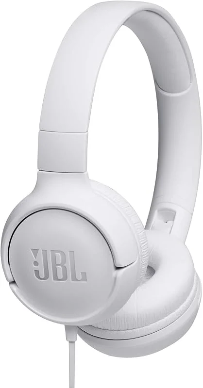JBL Tune 500 On-Ear Headphones White EU — Hörlurar och ljud