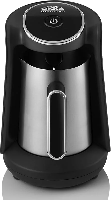 Arzum Okka OK0010-K Minio Pro Kaffemaskin, Svart, Silver — Kök & Hushåll