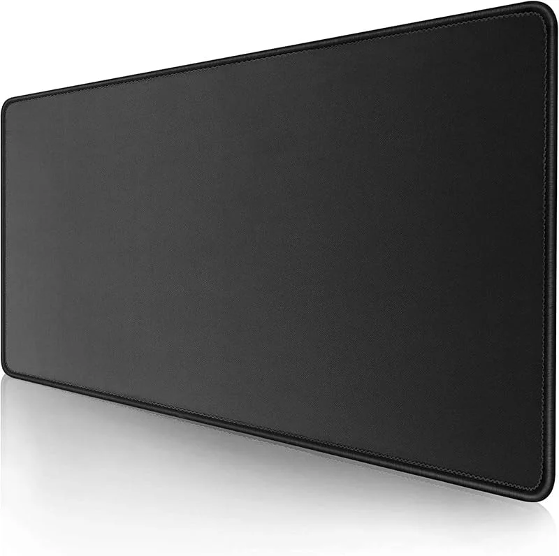 LL-COEUR XXL svart gaming mus pad dator kontor bord matt (700 x 400 x 3 mm) — Datortillbehör