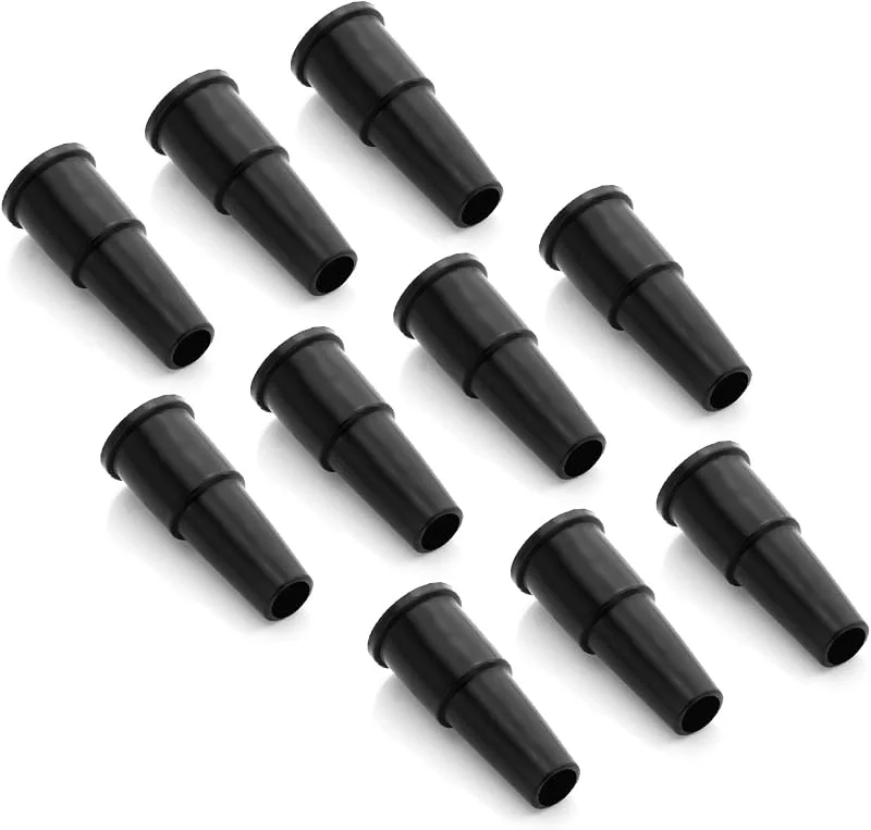 deleyCON 10x Gummigenomföringskabelskydd Isolerande Lock - F-Plug Väderskydd för Sat LNB DiseqC Koaxial Antennkabel — TV och streaming