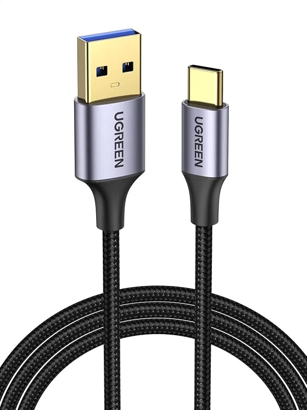 UGREEN USB-C laddkabel QC 3.0 USB-C kabel USB 3.0 5Gbps nylon — Mobil och surfplatta