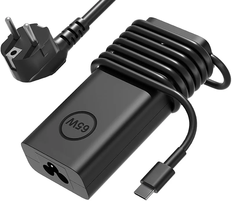 65W USB C laddare kompatibel med Dell Inspiron 5482 5582 7390 7440, Pro 13 14 16, XPS 13 12 14, Chromebook 3100 5190, Latitude 7400 7410 7440 7320 3410 3420 5430 5420 9420 Bärbar dator — Mobil och surfplatta