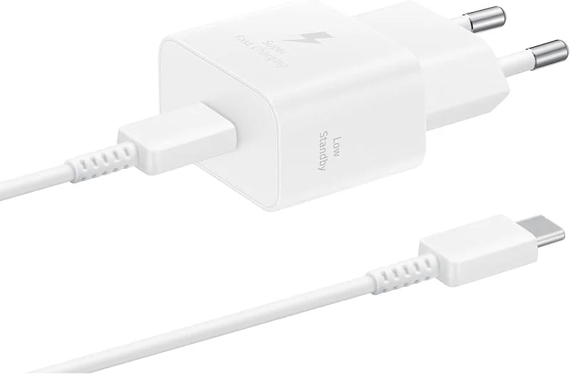 Samsung Schnellladegerät - mit Datenkabel - USB-C 25W - weiÃŸ — Mobil och surfplatta
