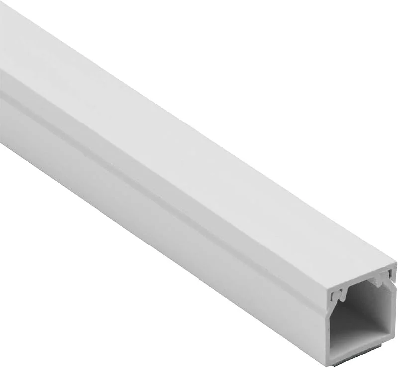 D-Line 1D1616W fyrkantig kabelkanal, självhäftande, (B) x 16 mm (H), 1 x 1 m, vit, 16 x 16 mm-1 m längd — TV och streaming