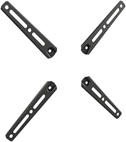 RICOO VESA-adapter Universal – TV- och monitorstativ och väggfäste för TV 32–55 tum, VA0200 förlängning 200 x 200 till 400 x 400 TV-hållare, TV-hållare för vägg — TV och streaming