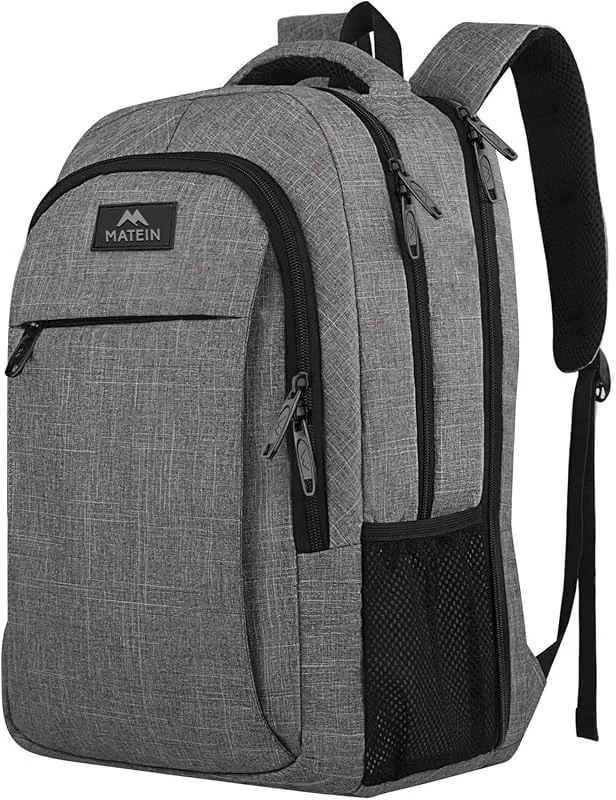 MATEIN Daypacks, laptop ryggsäck 17, 3 tum anti stöld väska — Datortillbehör