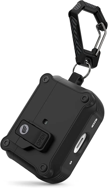 ORICO Skyddsfodral för AirPods Pro 2 med automatisk öppningsfunktion, svart — Mobil och surfplatta