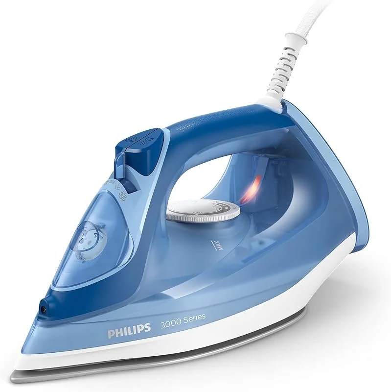 Philips 3000 Ångstrykjärn, 40 g, min ånga, keramisk stryksula, droppstopp — Hushållselektronik