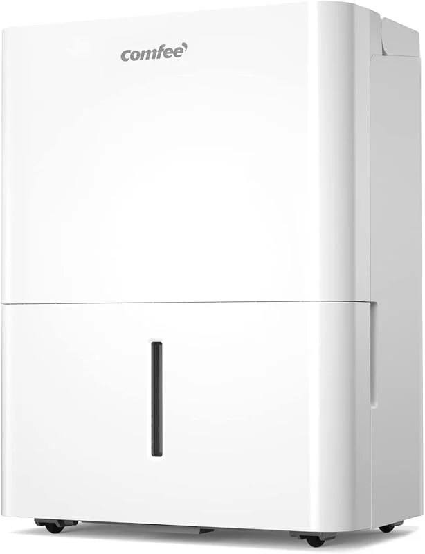 COMFEE' Casa Muffa Avfuktare 12 l, 24 h, lämplig upp till 20 ㎡, tvättbart filter, svängbara hjul, R290, MDDN-12DEN7 — Hushållselektronik