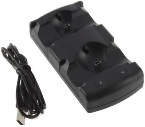 USB dubbel laddningsdocka för Sony PS3 trådlös kontroll PS3 Move — Mobil och surfplatta
