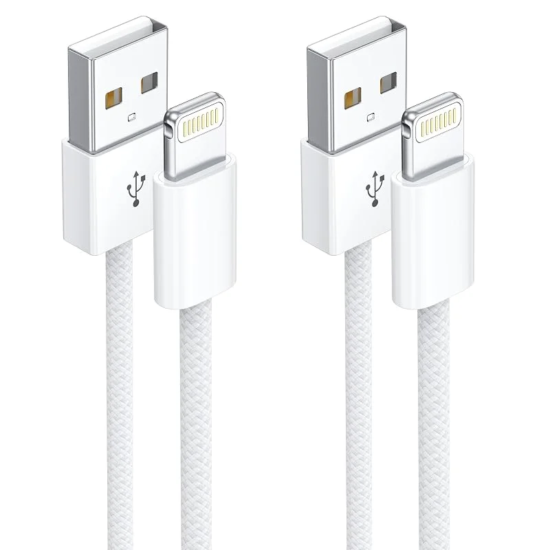 iPhone laddningskabel original Lightning kabel 2-pack 2 m, MFi certifierad — Mobil och surfplatta