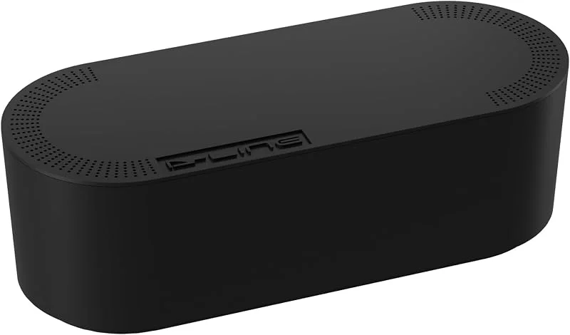 D-Line ordningslåda för kablar, döljer förlängningsblock, kabelhantering för skrivbord, snyggar till TV-kablar, tillverkad av elektriskt säkert ABS-material - 415 (L) x 165 (B) 135 mm (H)- stor, svart — TV och streaming