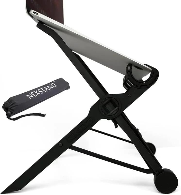 NEXSTAND K2 laptopställ, hopfällbar bärbar datorhållare, 8 nivåer justerbar höjd ergonomisk bärbar datorupphöjare för skrivbord, MacBook, laptop 10-17 tum. — Datortillbehör