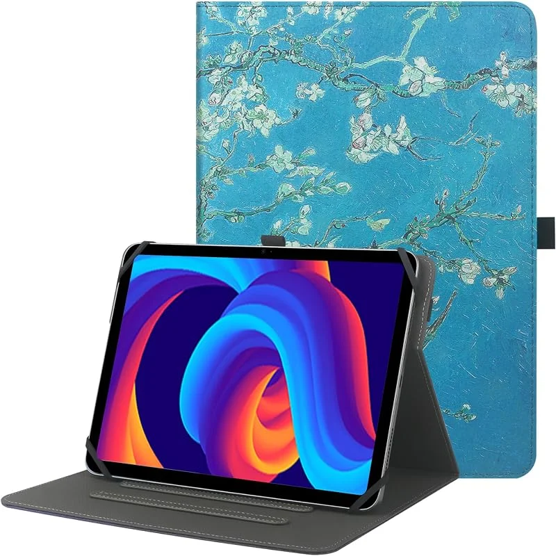 HGWALP Universellt surfplattefodral 9-11 tum, skyddande fodral med stativ, folio-fodral med pennhållare, för iPad, Samsung, Fire, andra surfplattor — Mobil och surfplatta
