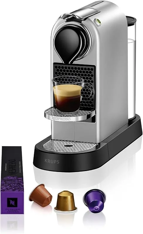 Nespresso Krups Citiz kaffemaskin silver kapsel kaffebryggare YY4118FD — Kök & Hushåll