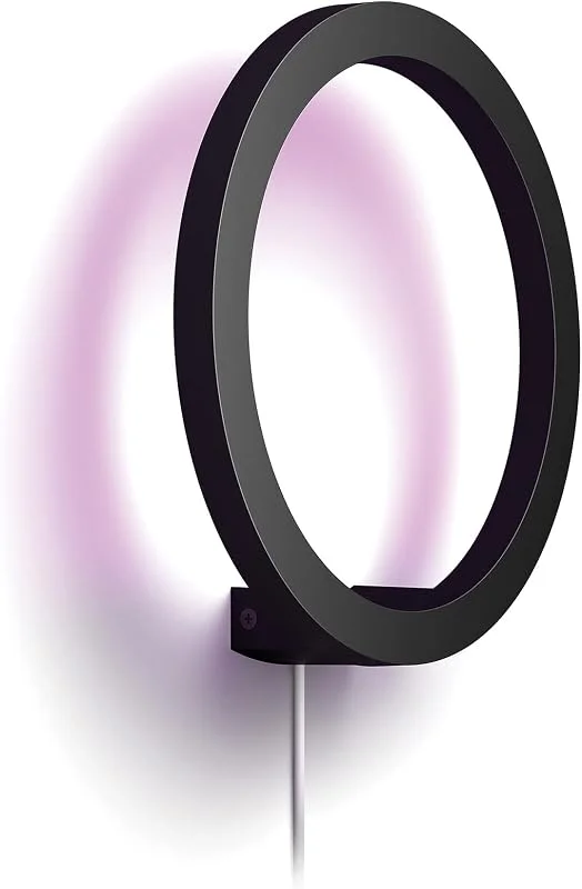 Philips Hue Sana vägglampa, svart — Smarta hem