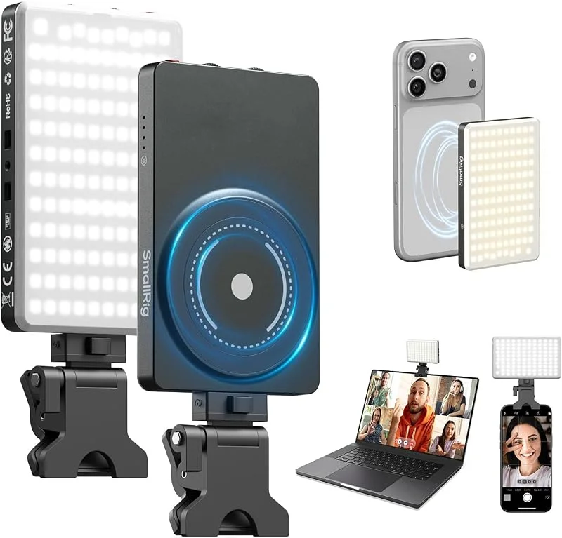 SMALLRIG M3 Magnetic Selfie LED Light 120 LEDs CRI90+ Ink Blue-5505 — Mobil och surfplatta