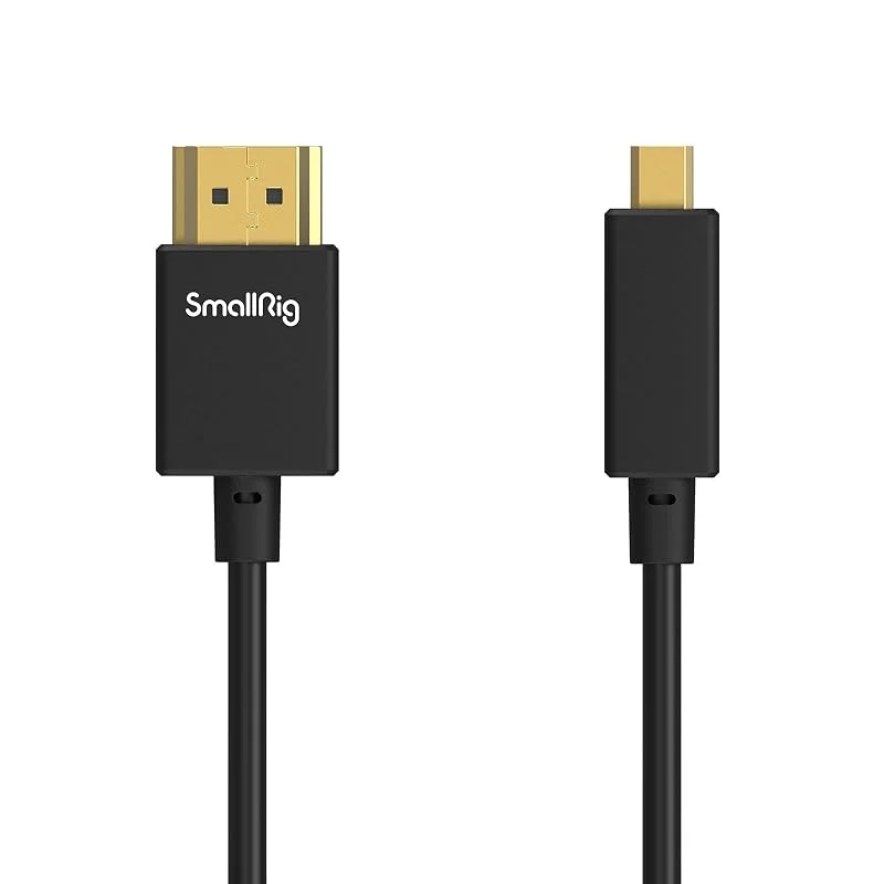 SMALLRIG 4K HDMI 2.0 Micro-to-A Cable 55cm for Camera, PS5, Xbox-3043 — Laddning och kablar