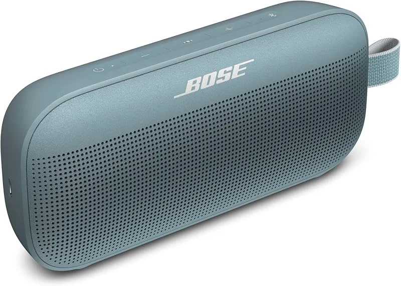 BOSE SoundLink Flex – Bärbar Bluetooth-högtalare, trådlös vattentät högtalare för användning utomhus på resor, Stenblå — Hörlurar och ljud