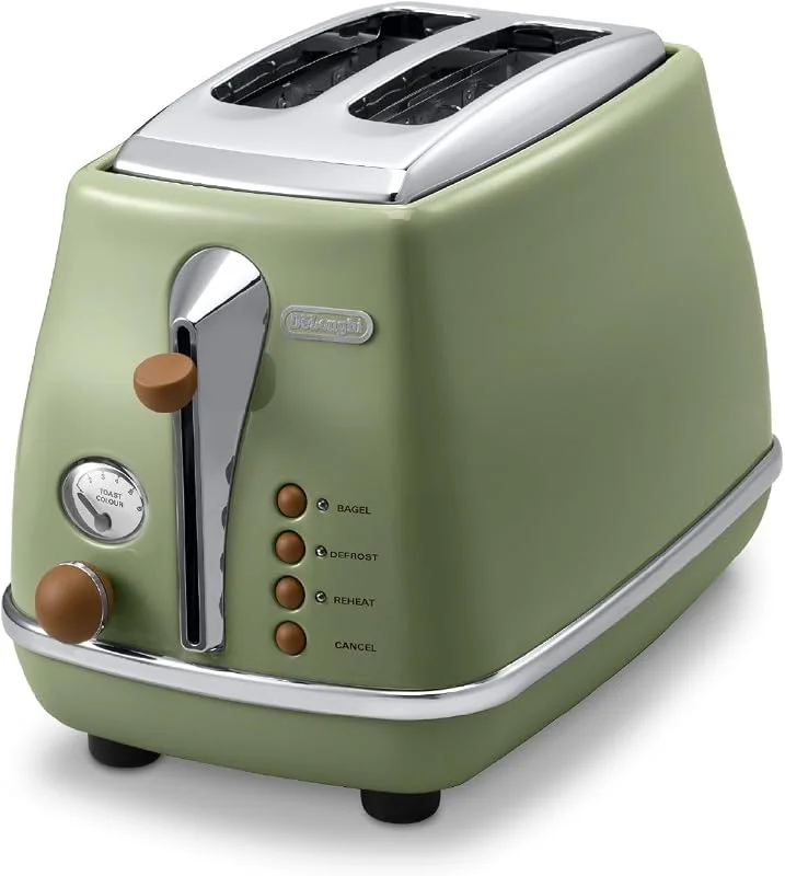 De'Longhi CTOV 2103.GR Brödrost, Grön, En Storlek — Kök & Hushåll