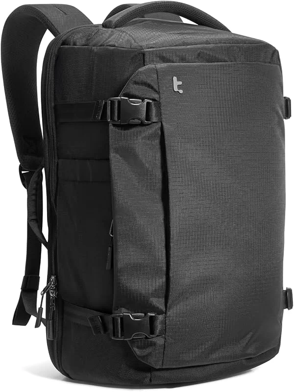tomtoc 40L Reseryggsäck, TSA lätt Travel Backpack handbagage för flygresor — Mobil och surfplatta