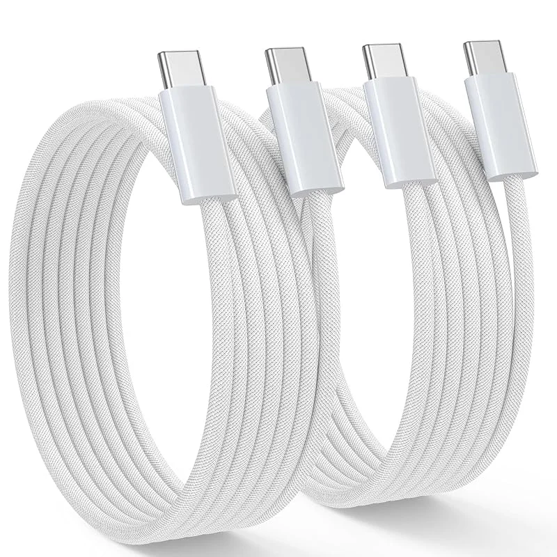 NIBIKIA 2 x 60 W snabbladdande USB C-kablar 3 m USB C till USB C — Mobil och surfplatta