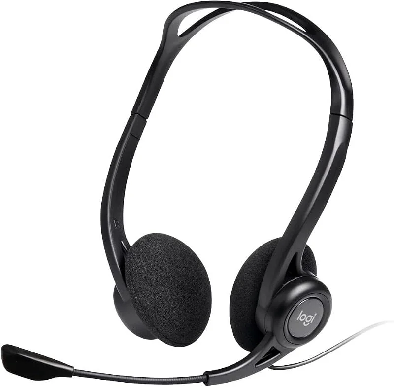 Logitech 960 USB 981-000100 Hörlurar, Svart — Hörlurar och ljud