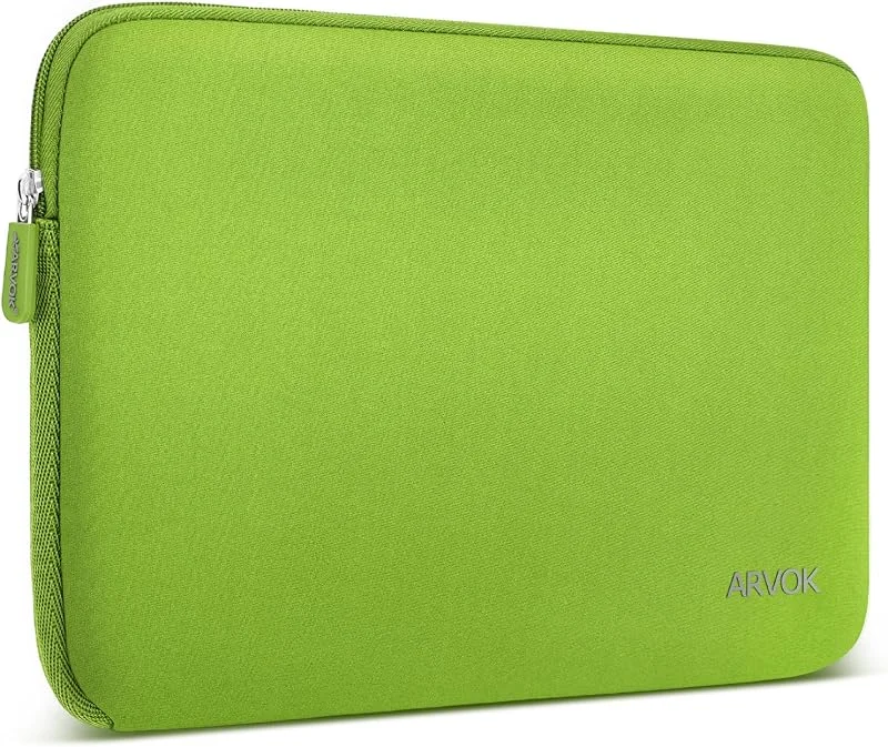 Arvok 11 11, 6 12 neopren bärbar datorväska väska för Chromebook Ultrabook Netbook surfplatta (mörkgrön) — Mobil och surfplatta