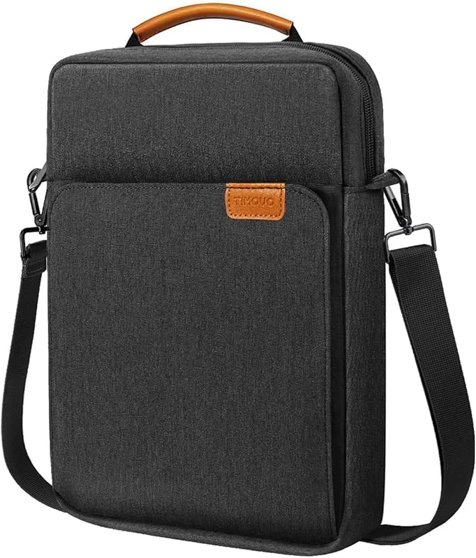TiMOVO 9-11" Tablet Sleeve Bag Carrying Case with Strap, Black & Gray — Mobil och surfplatta