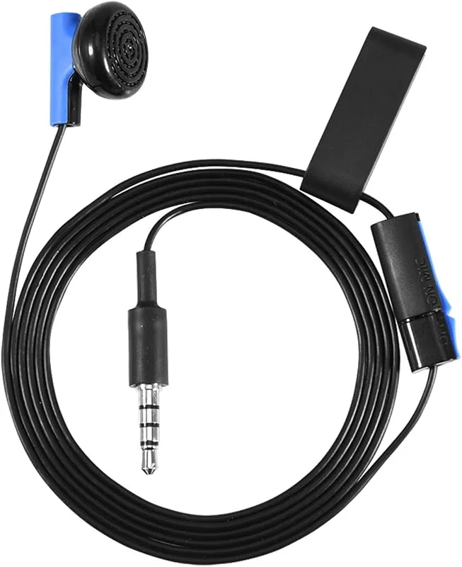 Hörlurar för PS4, 3, 5 mm hörlurar Gaming Headset in-ear hörlurar med mikrofon kompatibel med PS4-kontroller — Hörlurar och ljud