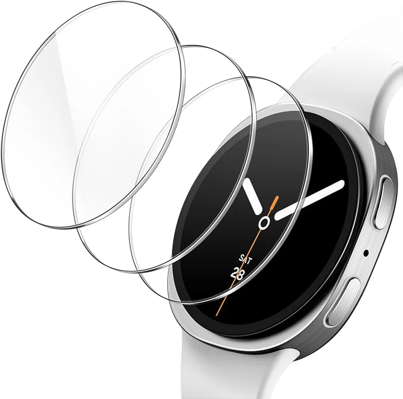 JETech Skärmskydd för Samsung Galaxy Watch 9, 8 44mm, 3-Pack — Mobil och surfplatta