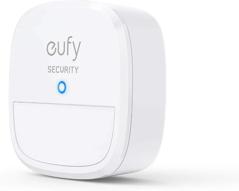 eufy Security Rörelsesensor, säkerhetssystem med larm, 100° synfält, 9 m räckvidd, 2 års batteri, justerbar känslighet, styr HomeBase övervakningsapparater, HomeBase krävs — Smarta hem