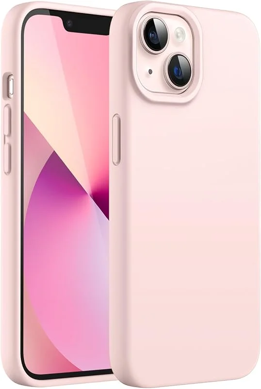 JETech Silikonskal för iPhone 13, Rosa — Mobil och surfplatta