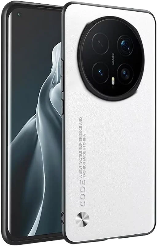 HONLEN skal för Honor Magic8 Pro 5G (6, 71 tum) business telefonskal av läder med baksida, vit — Mobil och surfplatta